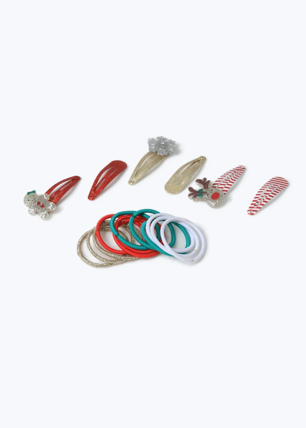 Muse Girls Multicoloured Christmas Novelty Hair Set - One Size Image 2