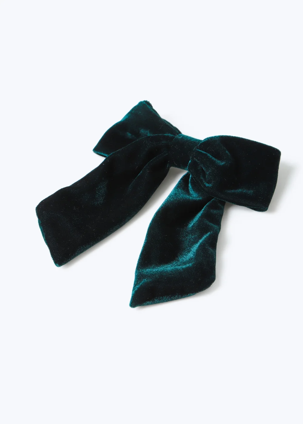 Muse Green Velvet Hair Bow - One Size Image 2
