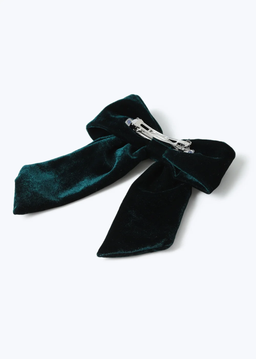 Muse Green Velvet Hair Bow - One Size Image 3