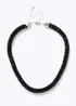 Muse Black Facet Collar Necklace - One Size Image 1