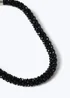 Muse Black Facet Collar Necklace - One Size Image 2