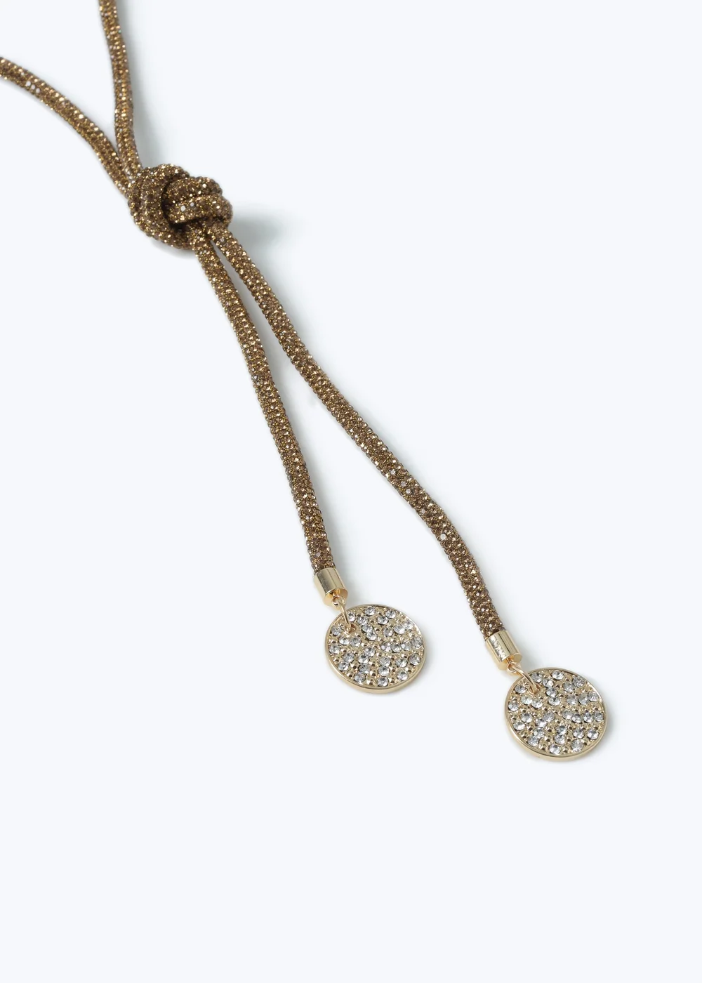 Muse Bronze Crystal Jelly Lariat - One Size Image 1