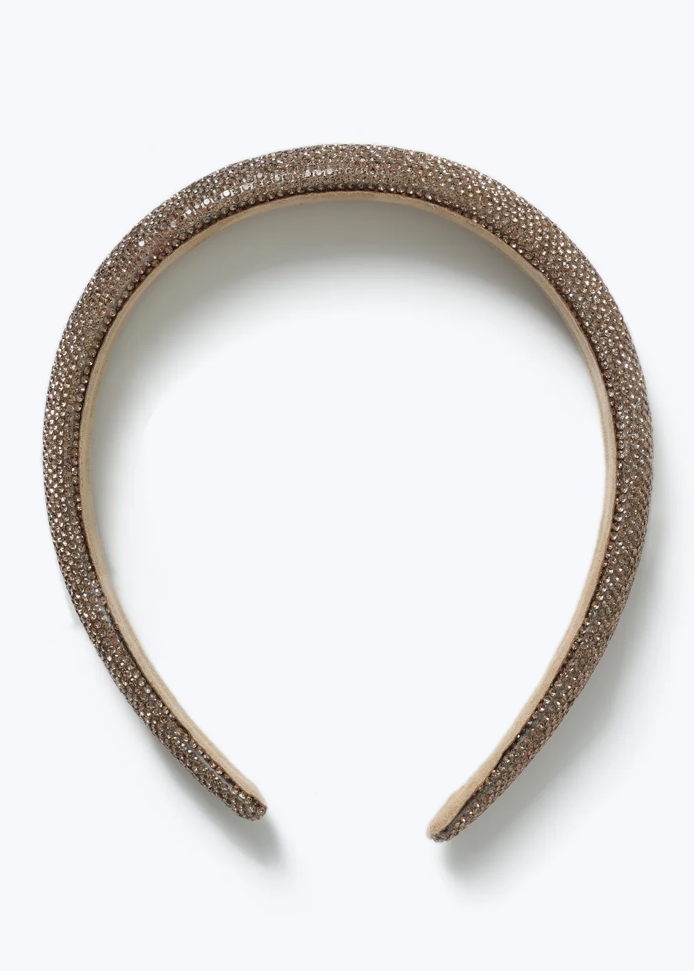 Muse Bronze Chunky Rhinestone Headband - One Size Image 2