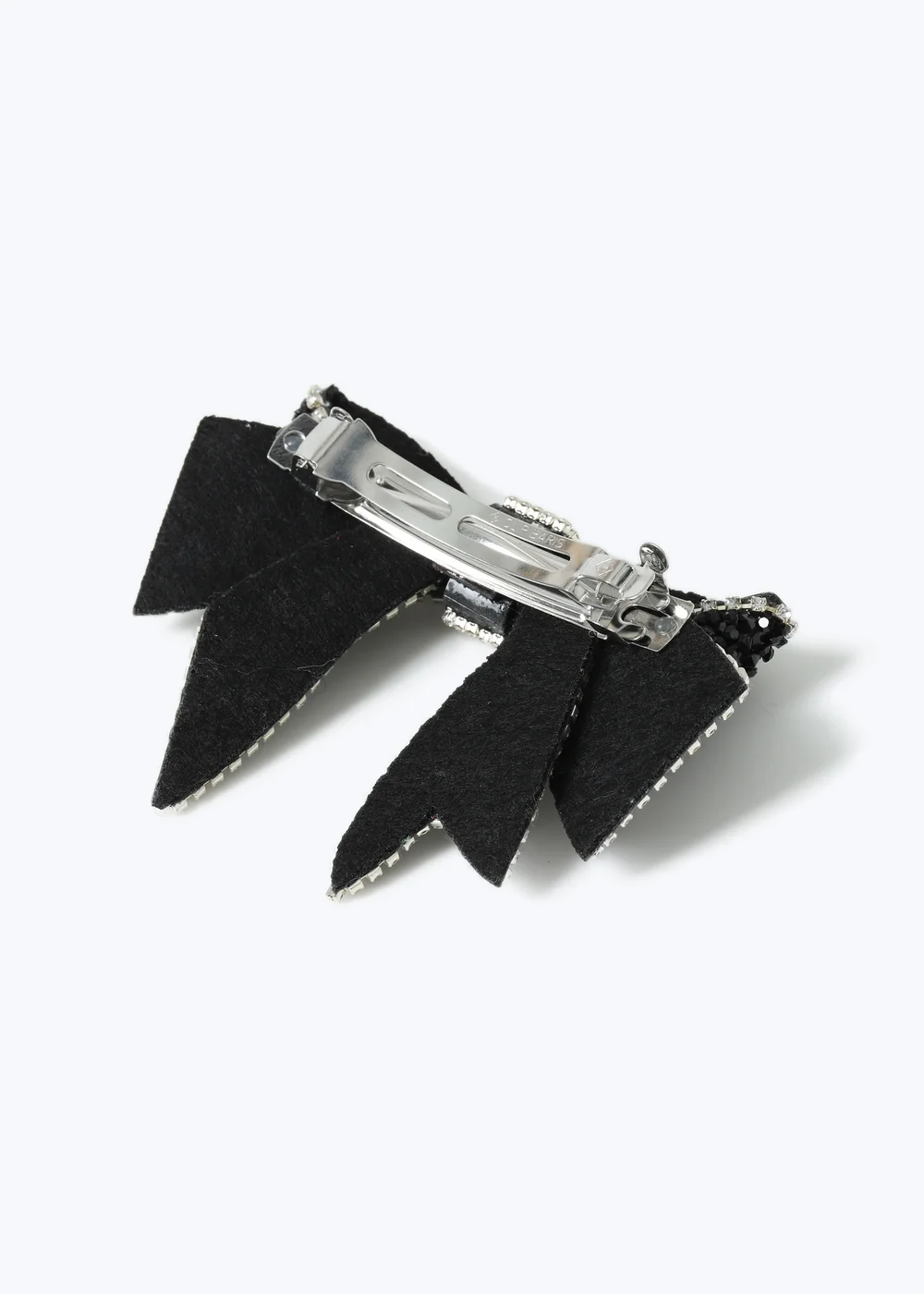 Muse Black Sparkle Statement Hair Bow - One Size Image 2