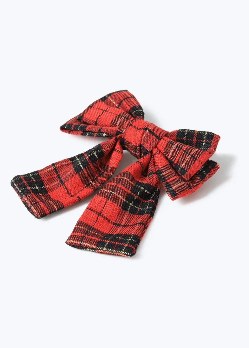 Muse Red Tartan Hair Bow - One Size Image 2