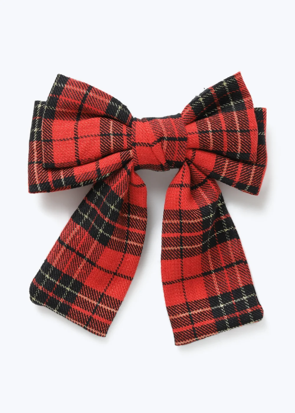 Muse Red Tartan Hair Bow - One Size Image 1