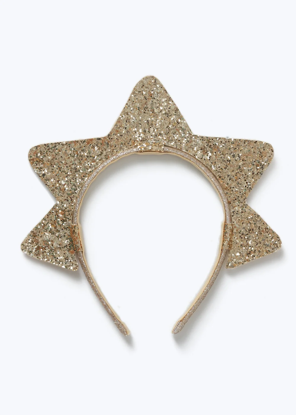 Muse Girls Gold Christmas Star Headband Gold - One Size Image 1