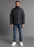 French Connection Black Funnel Neck Puffer Jacket - XL Image 4