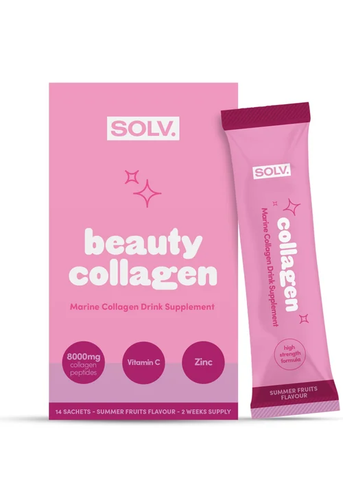 SOLV Summer Fruits Liquid Collagen Sachet 16ml (14 Pack) - One Size Image 1