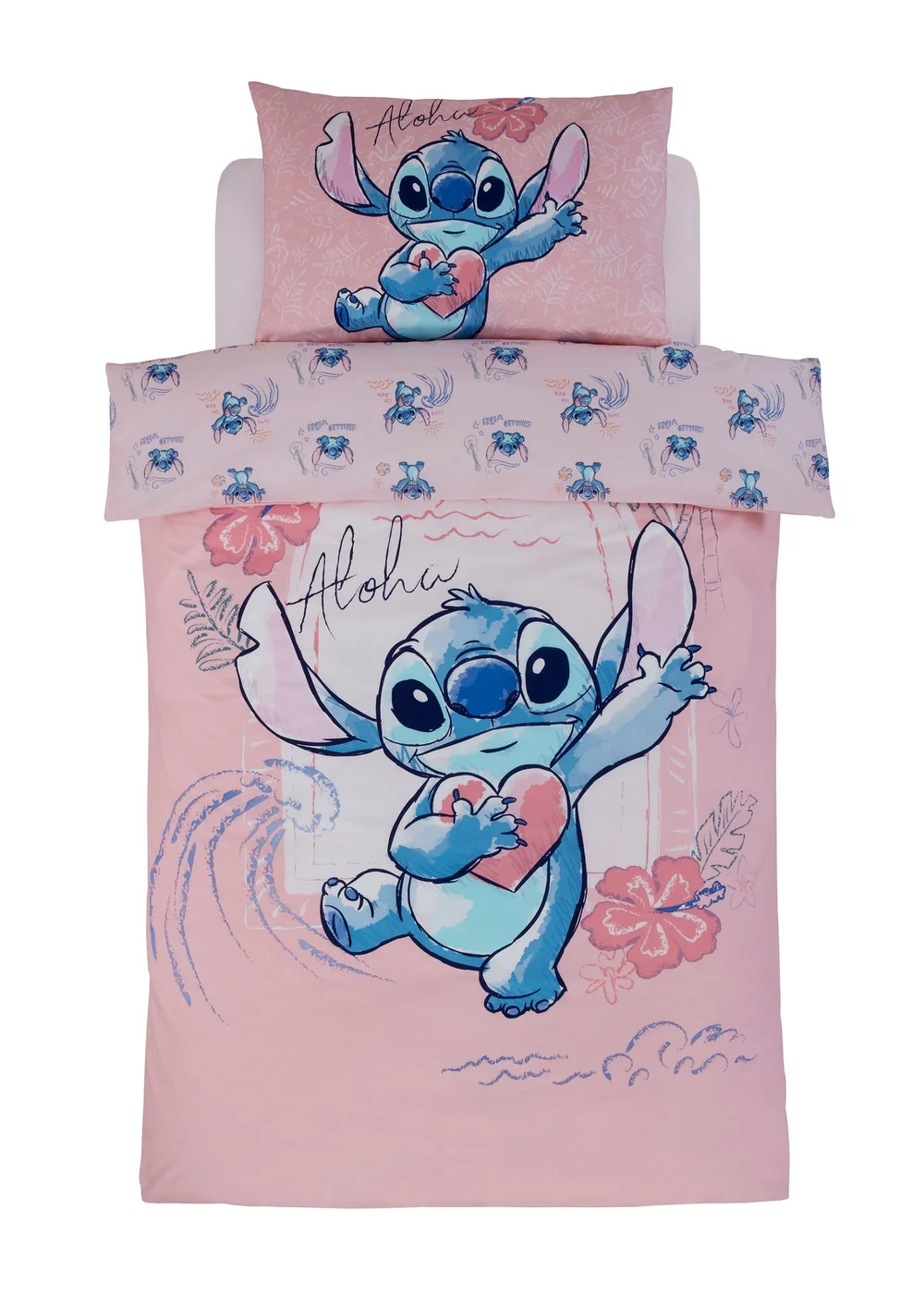 Stitch Pink Duvet Set - Single Image 3
