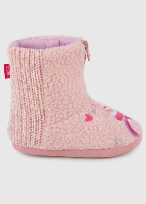 Totes Kids Peppa Pig Bootie Slippers - 9-10 Infants Image 4