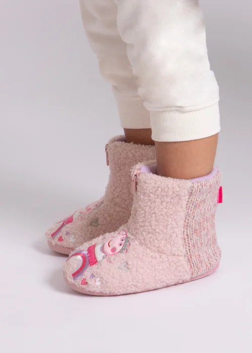 Totes Kids Peppa Pig Bootie Slippers - 9-10 Infants Image 2