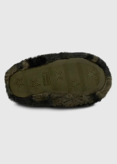 Totes Toasties Green Kids Dino Boot Slippers - 13-1 Older Image 6