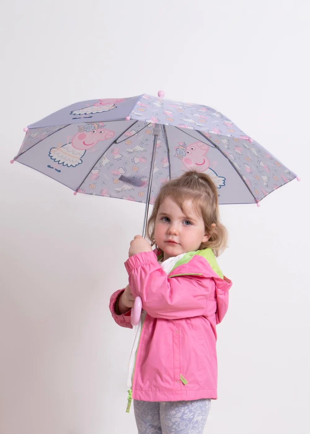 Totes Peppa Pig Kids Ballerina Walker Umbrella - One Size Image 2