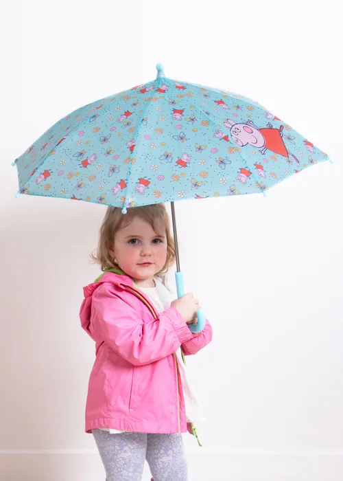 Totes Peppa Pig Kids Butterfly Walker Umbrella - One Size Image 2