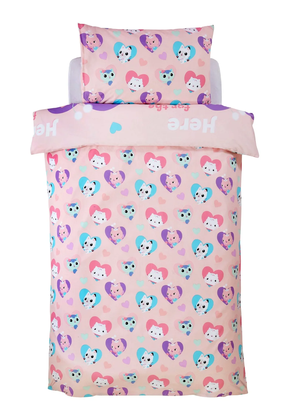 Gabby's Dollhouse Pink Duvet Set - Single Image 2