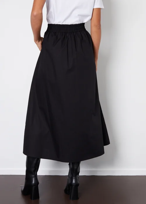 Threadbare Black Orkney Maxi Skirt with Pockets - Size 8 Image 2