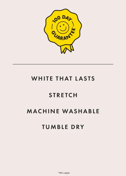Girls 2 Pack White Stretch School Blouses (8-16yrs) - 8 Yrs Image 3