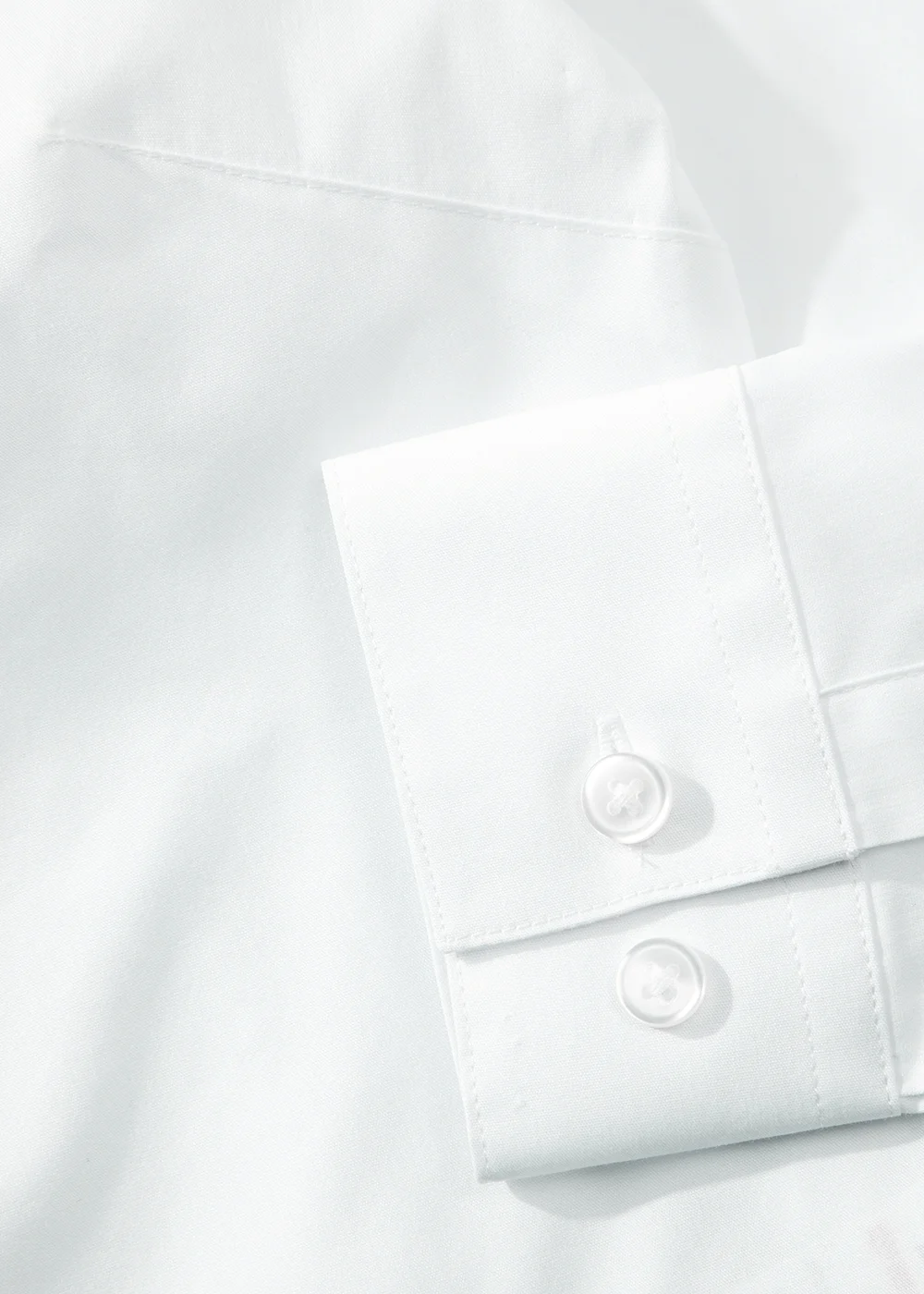 Girls 2 Pack White Stretch School Blouses (8-16yrs) - 8 Yrs Image 2