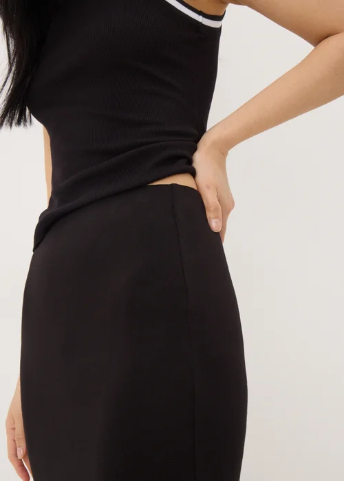 Black Jersey Maxi Skirt - 8 Image 3