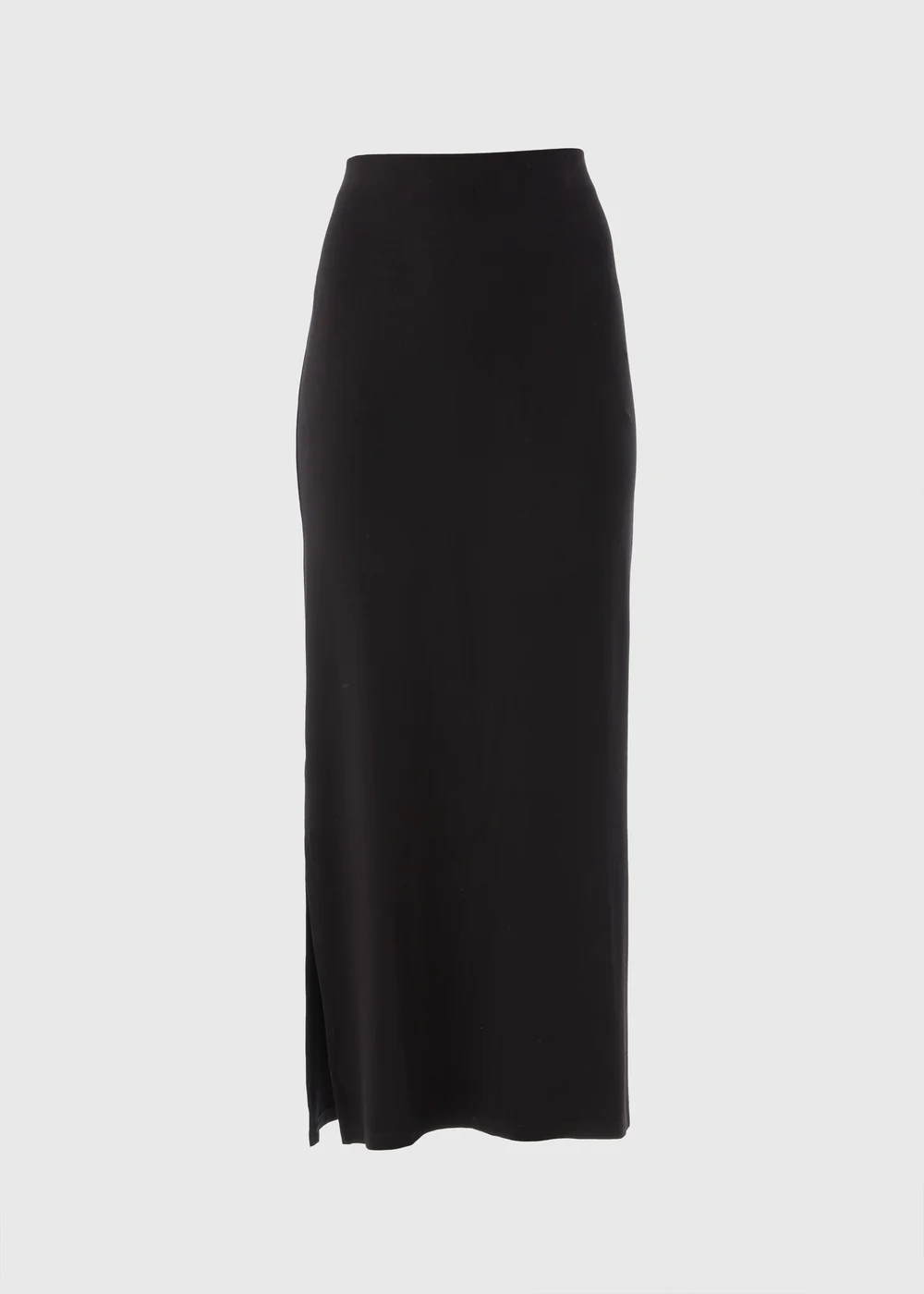 Black Jersey Maxi Skirt - 8 Image 4
