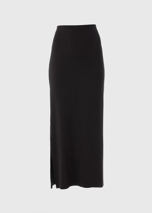 Black Jersey Maxi Skirt - 8 Image 4