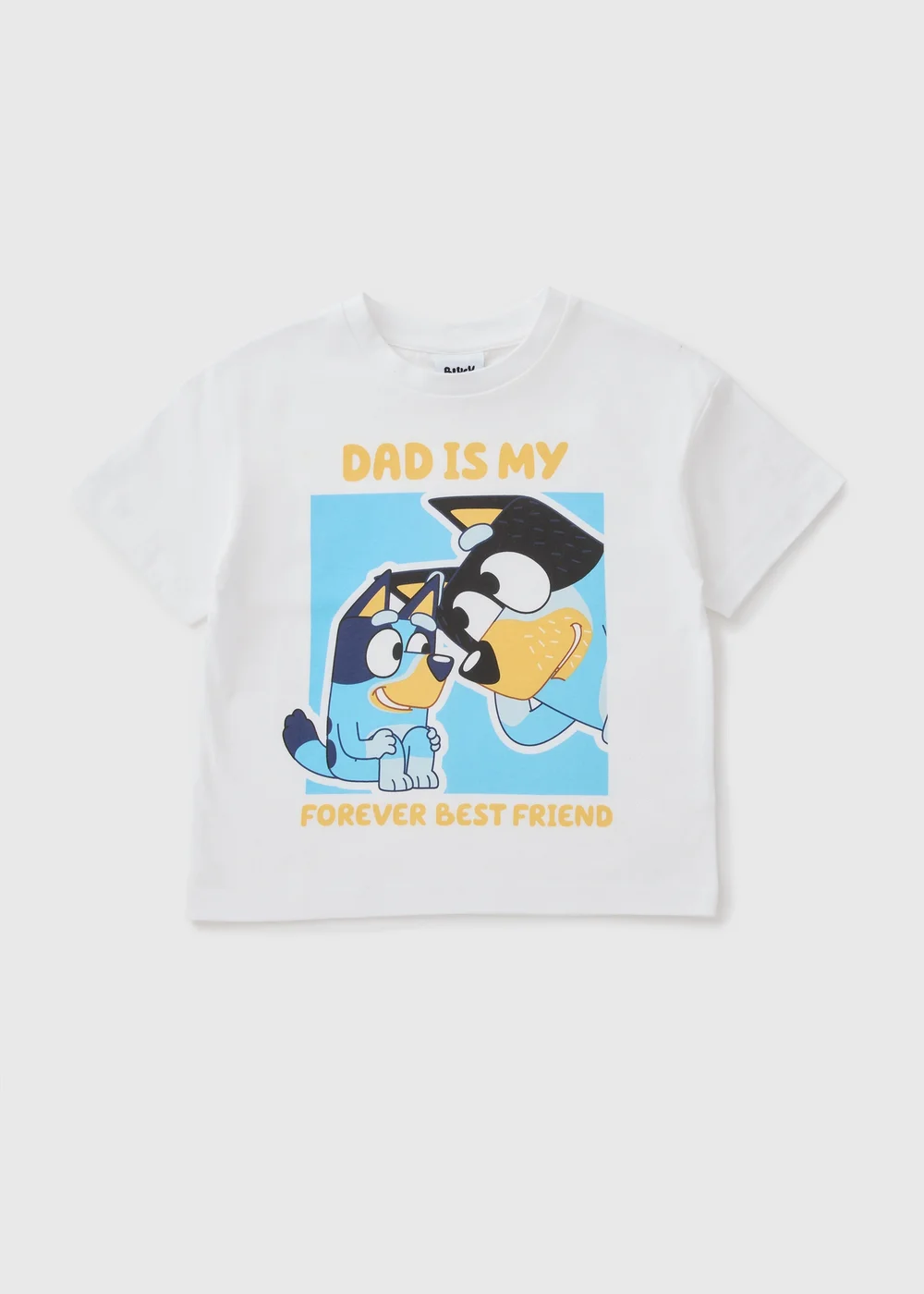 Bluey White Fathers Day T-Shirt (1-7yrs) - 1-1.5 Yrs Image 1