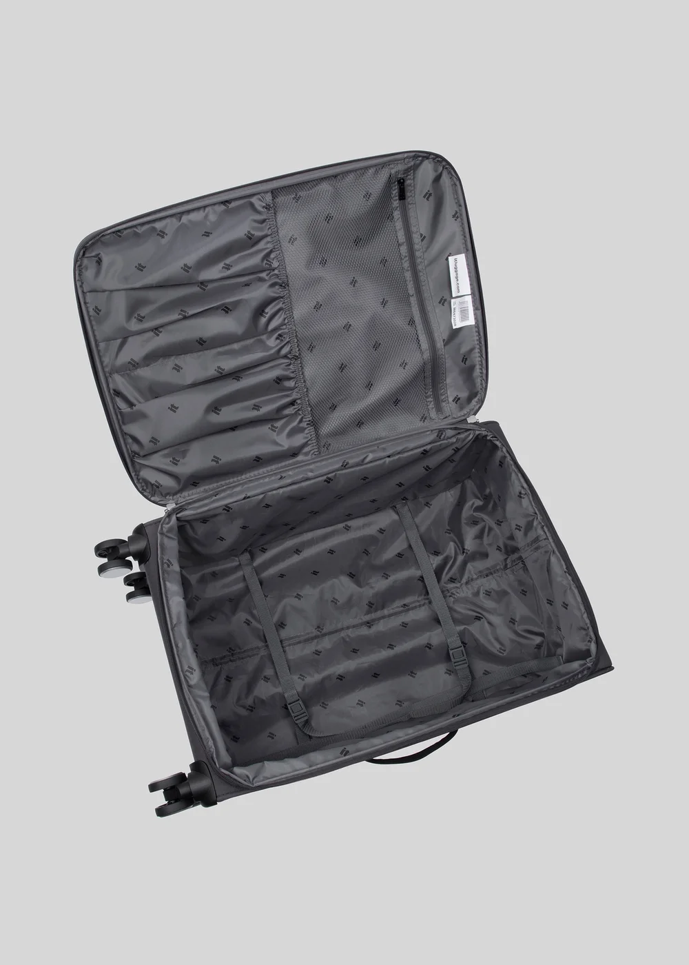 Grey Expedite Soft Suitcase - UNDERSEAT Image 2