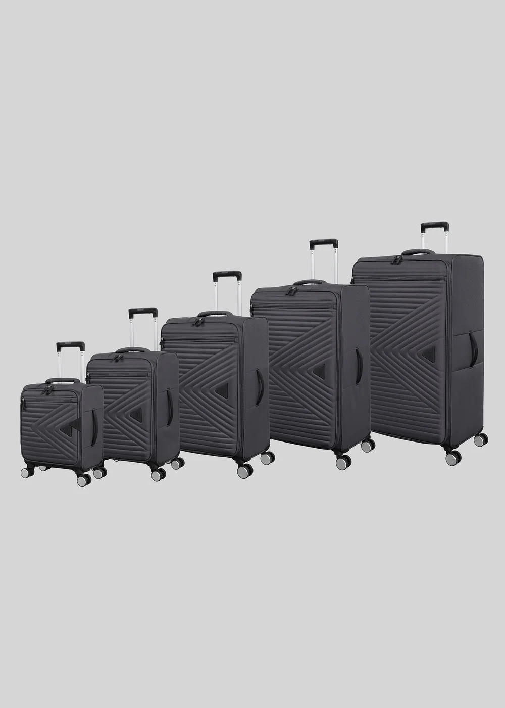 Grey Expedite Soft Suitcase - UNDERSEAT Image 1