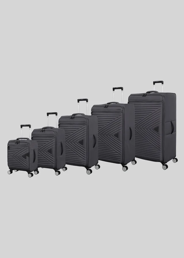 Grey Expedite Soft Suitcase