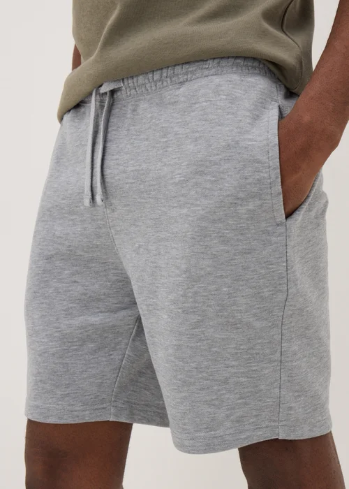 Grey Basic Jogger Shorts - Extra small Image 3