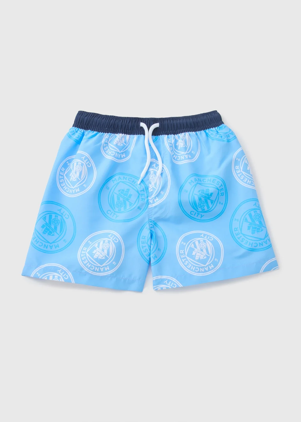 Boys Blue Manchester City Swim Shorts (4-13yrs) - 4-5 Yrs Image 1