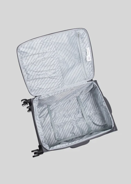 IT Luggage Grey Trulite Soft Suitcase - Cabin Image 2