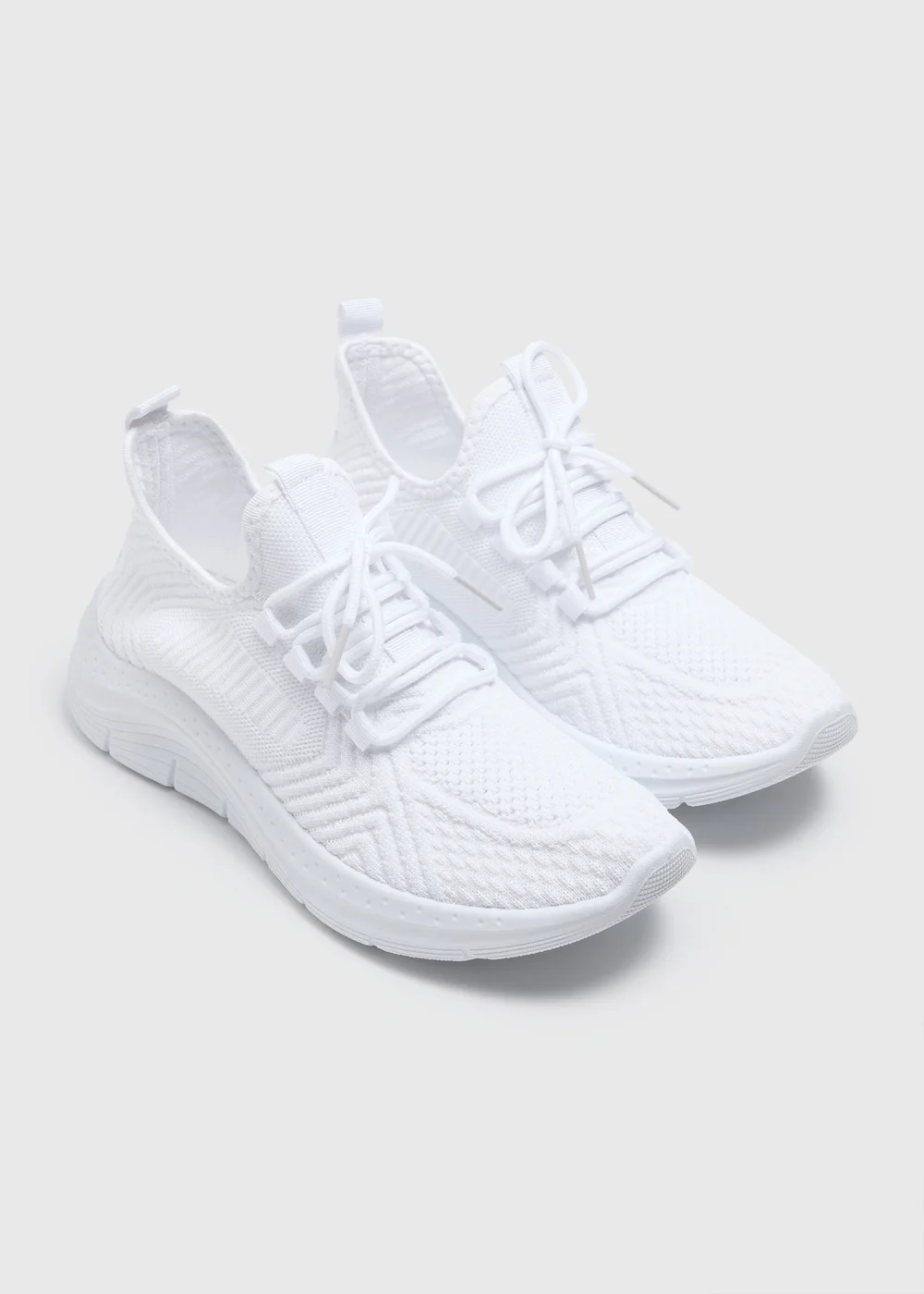 Souluxe White Trainers - 6 Image 1