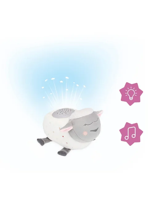Badabulle White Lulu the Lamb Plush Nightlight - One Size Image 3