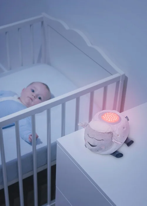 Badabulle White Lulu the Lamb Plush Nightlight - One Size Image 5