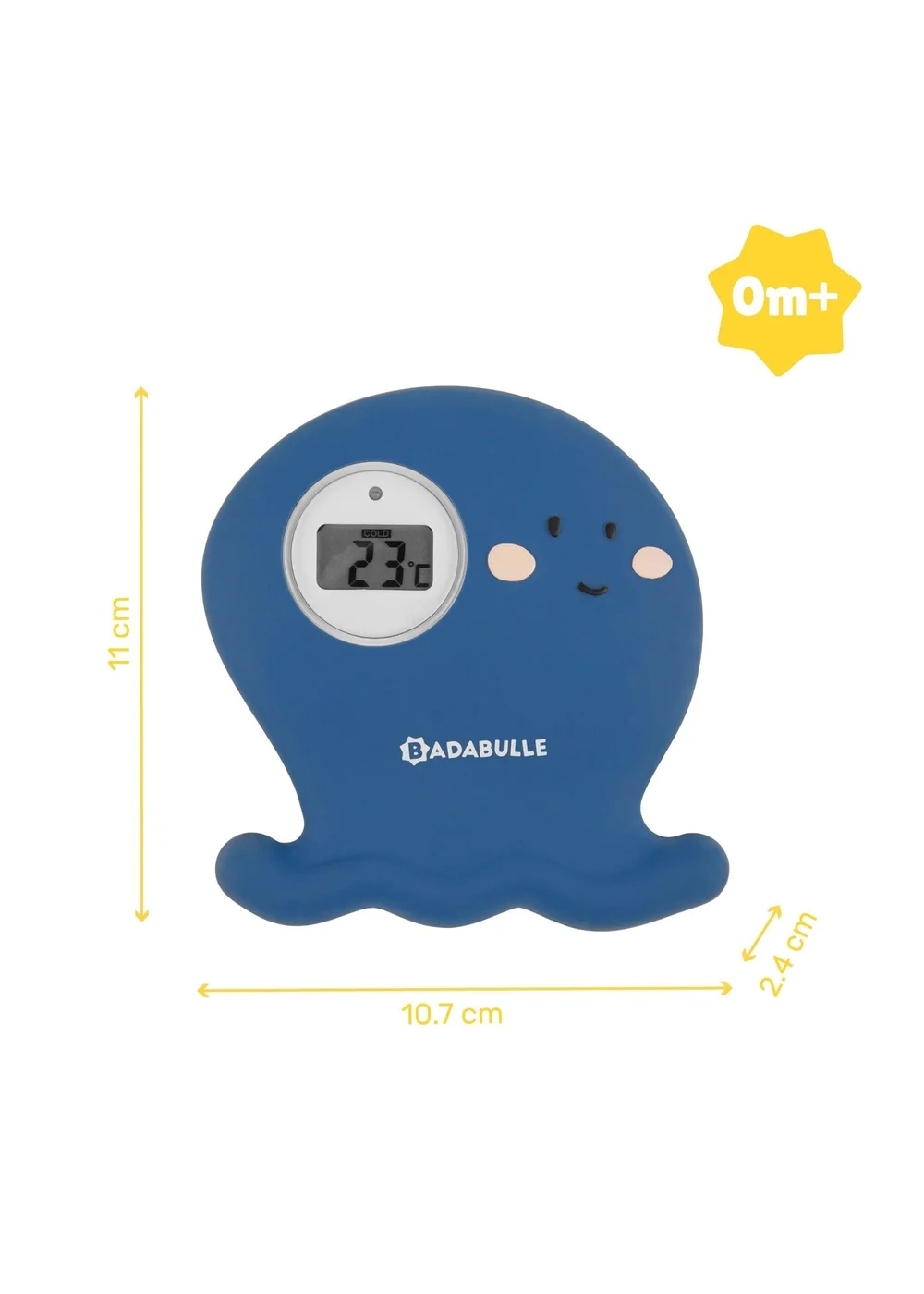 Badabulle Blue Digital Bath Thermometer - One Size Image 3