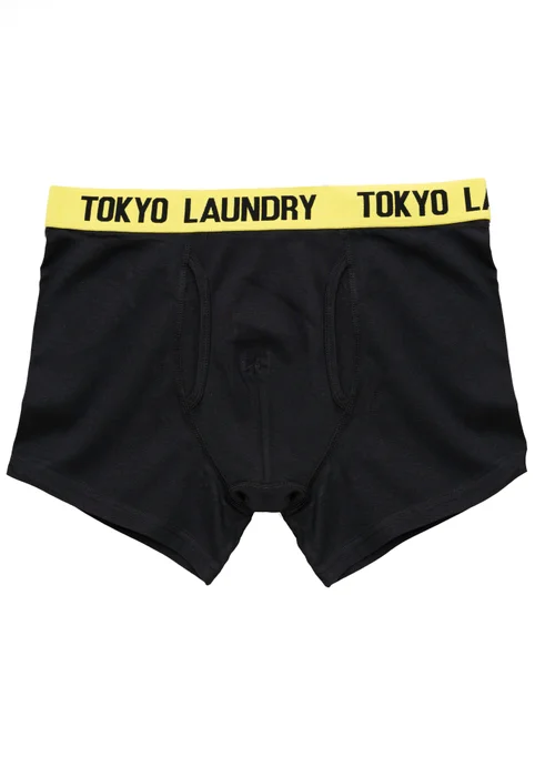 Tokyo Laundry Yellow 6-Pack Cotton Boxers - S Image 2