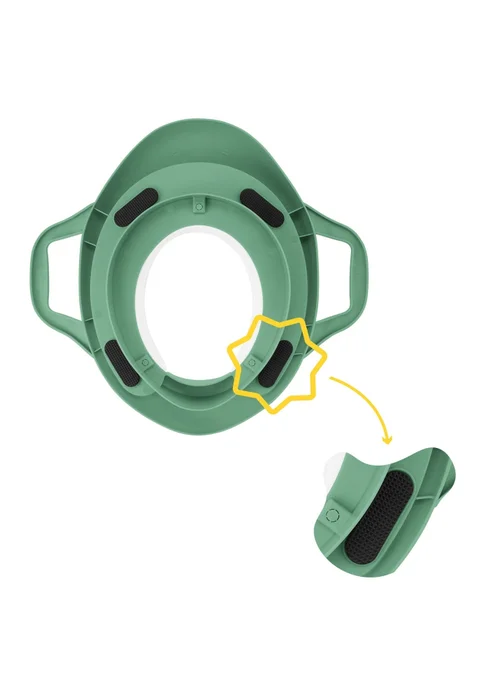 Badabulle Green Toilet Reducer with Handles - One Size Image 3