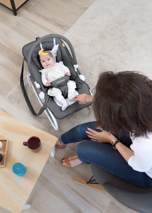 Badabulle Grey Moonlight Easy bouncer - One Size Image 5