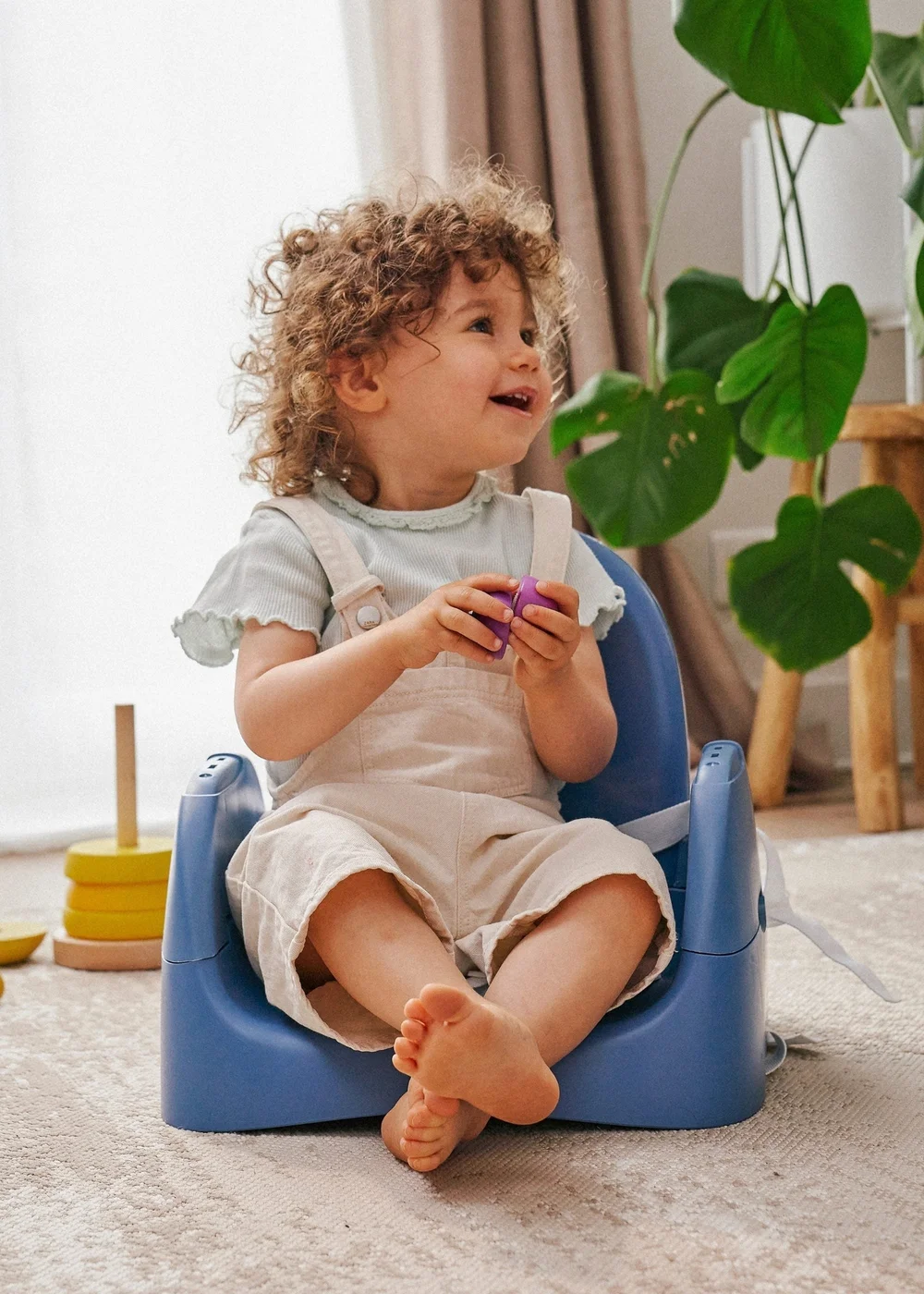 Badabulle Blue Cats Booster Seat - One Size Image 3