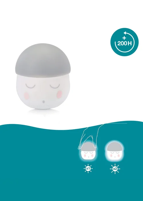 Babymoov Grey Squeezy Nightlight - One Size Image 3