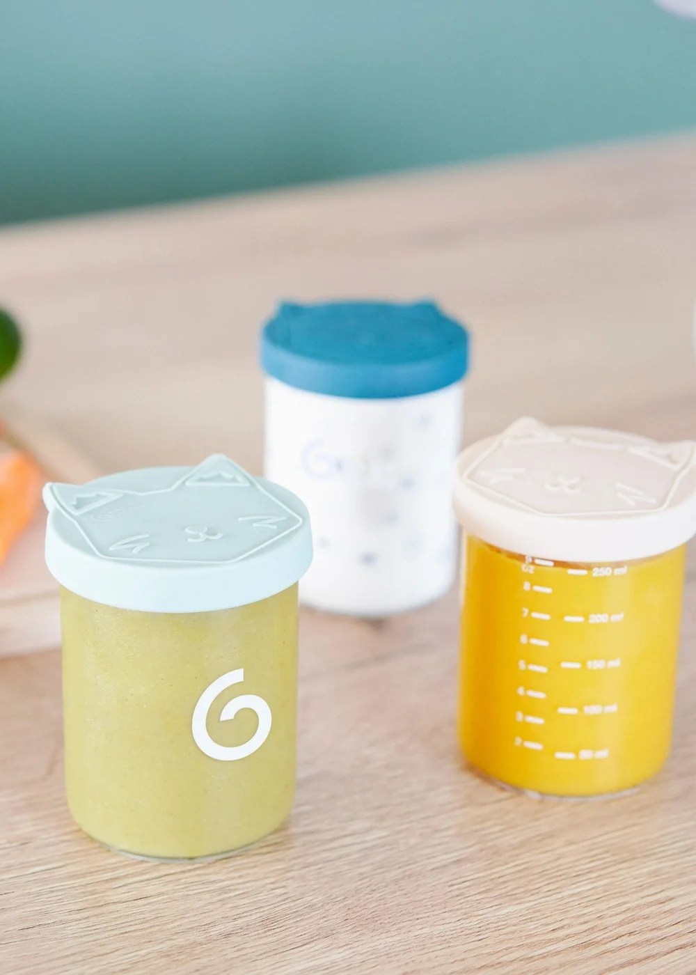 Babymoov Isy Bowls Superior Borosilicate Glass Babybols Food Storage Set - One Size Image 2