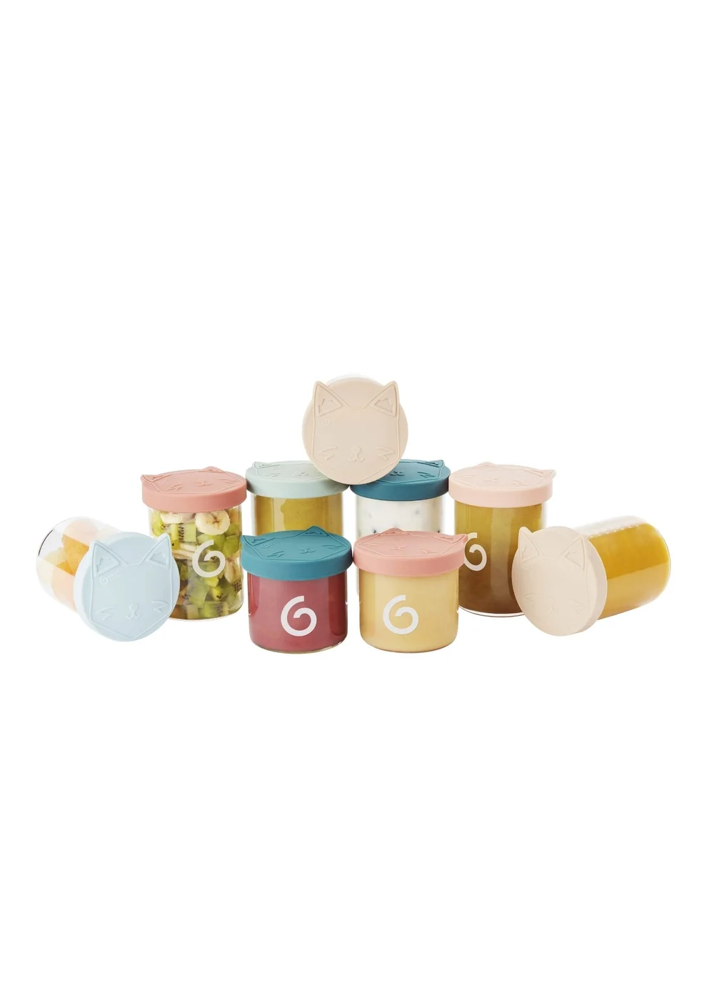 Babymoov Isy Bowls Superior Borosilicate Glass Babybols Food Storage Set - One Size Image 1