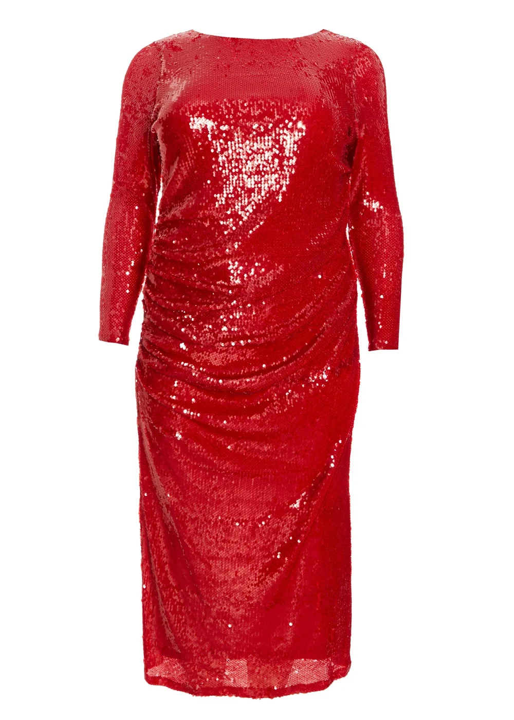 quiz red sequin dress Sequin Fishtail Maxi Red Prom Dress Quiz MISSORD Burgundy Red Sequin Dress Beaded Sleeves Prom Party
