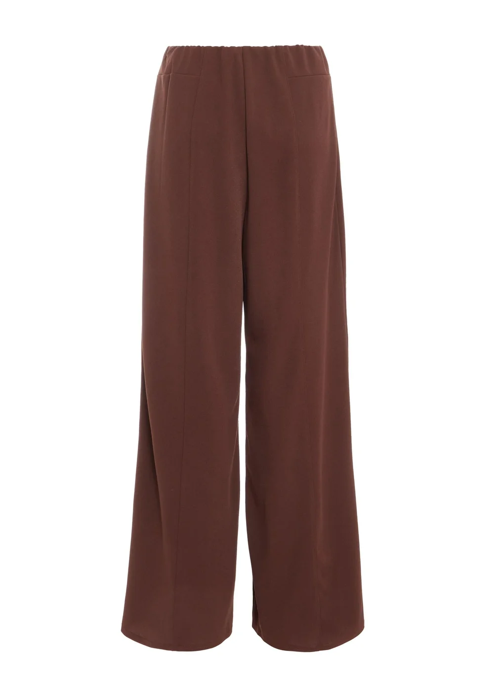 Quiz Brown High Waist Wide Leg Trousers - 6 Image 5