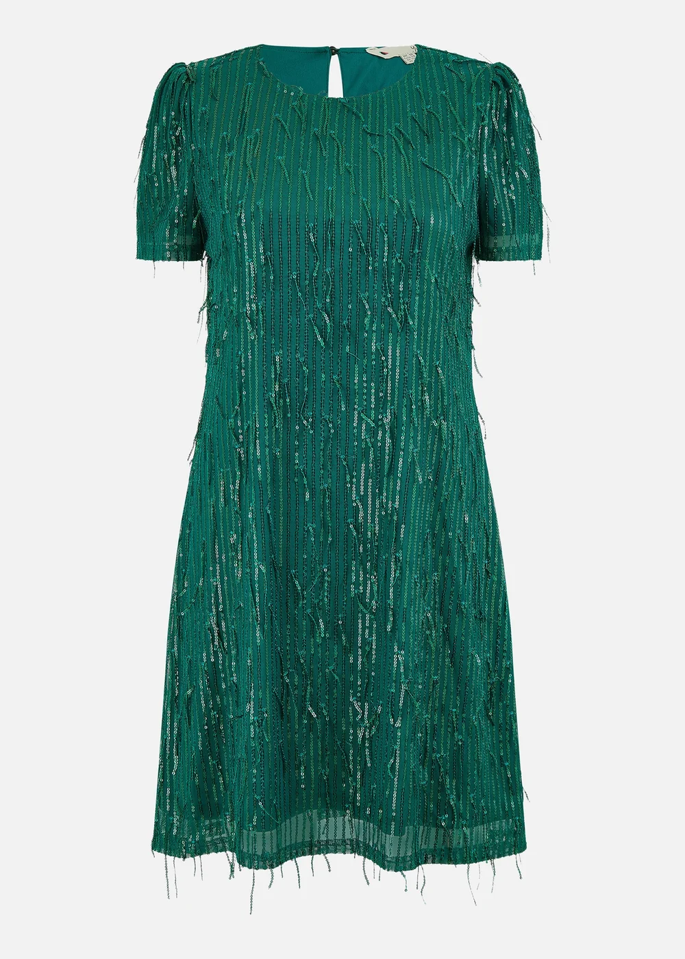 Mela Green Dripping Sequin Tunic Dress - 8 Image 3