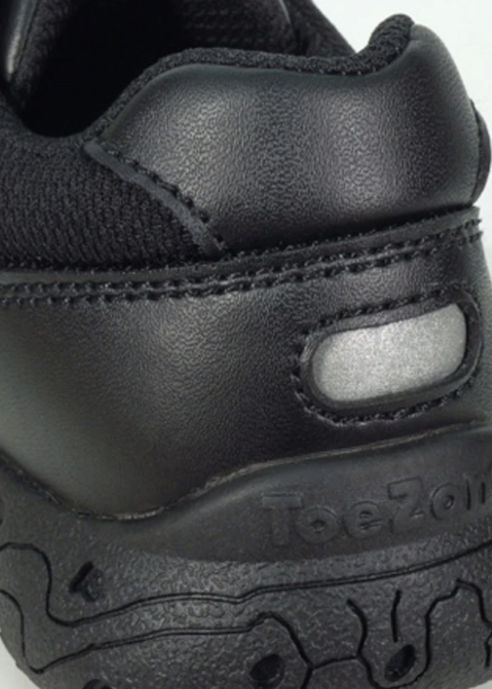 ToeZone Black Boys Rebel Dinosaur School Shoe (Younger 8- Older 2) - 1 Image 5