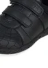 ToeZone Boys Black Dex Vegan Dinosaur School Shoe (Younger 8- Older 2) - 13 Infants Image 4