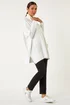 Roman Ivory Sparkle Pocket Detail Poncho Jumper - Small/Medium Image 3